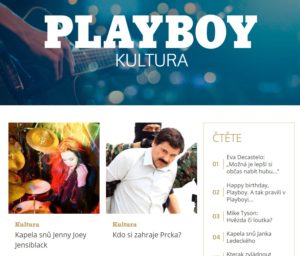 Naší nové bubenice Jenny si všiml prestižní pánský časopis Playboy!